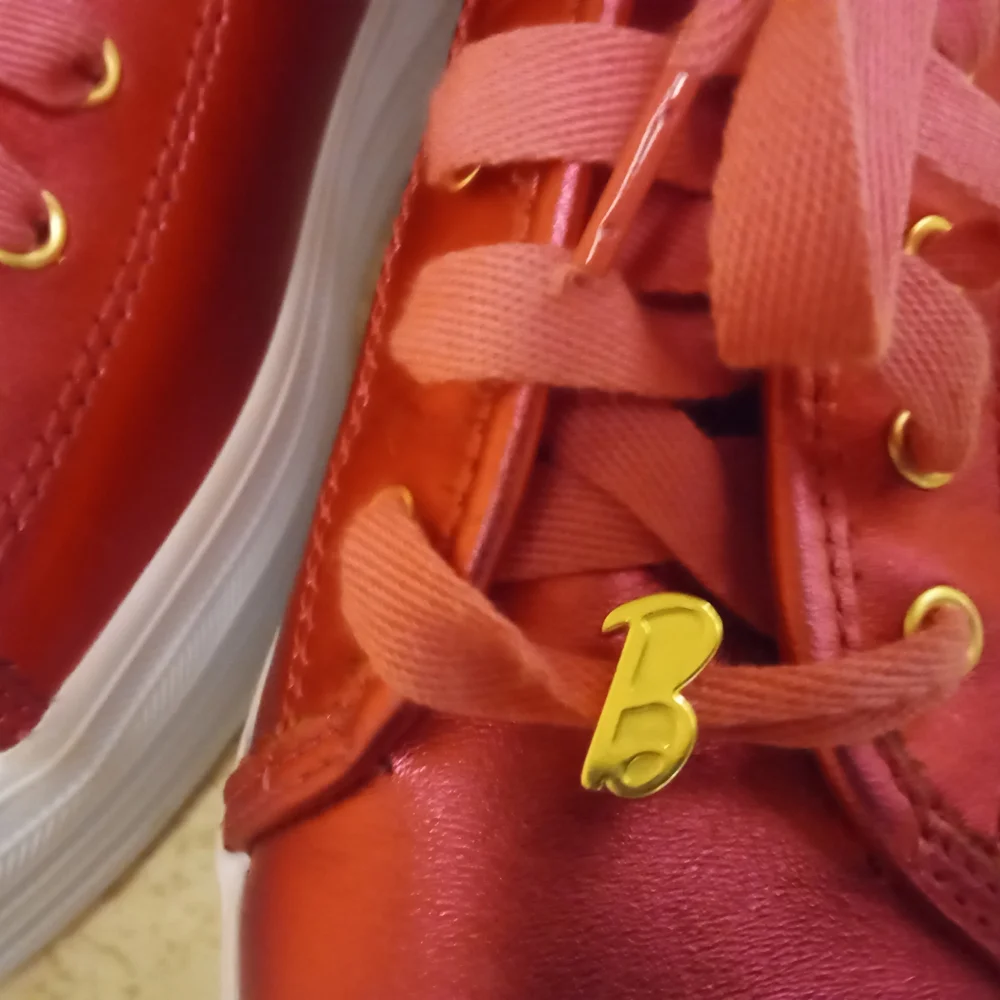 Barbie Kids Shiny Red Sneakers